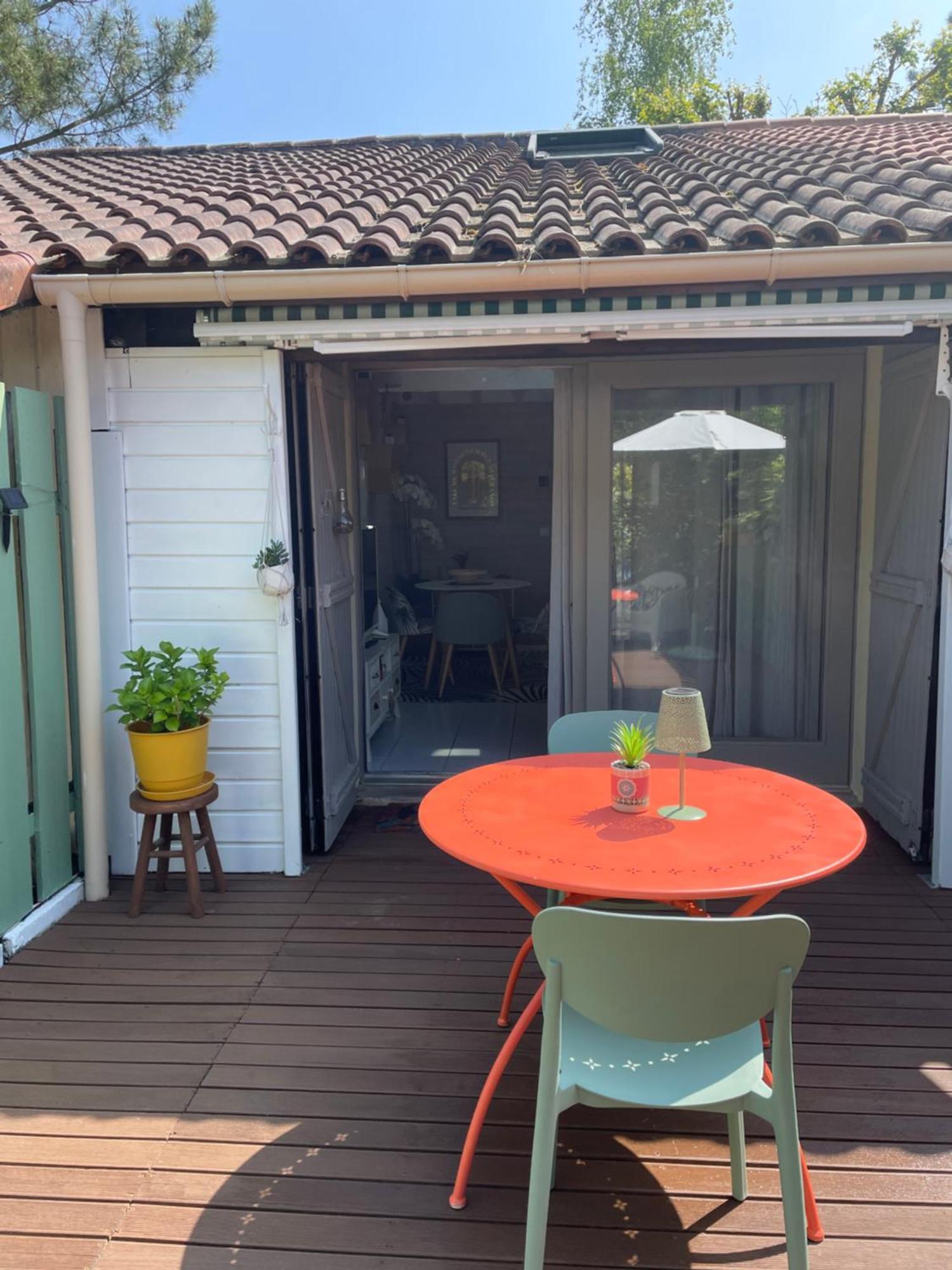 Jolie Maison Au Golf Lacanau Bagian luar foto