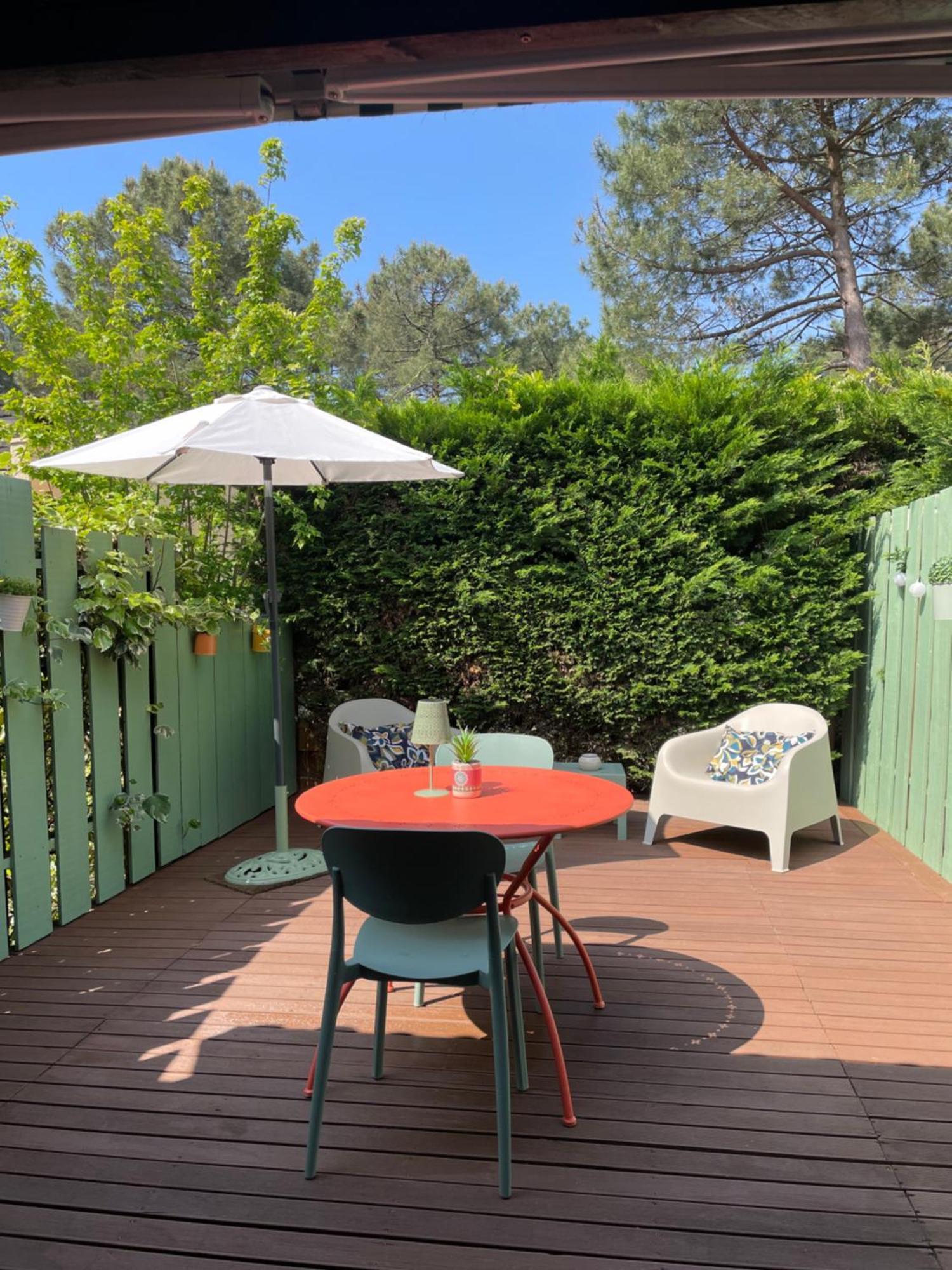 Jolie Maison Au Golf Lacanau Bagian luar foto